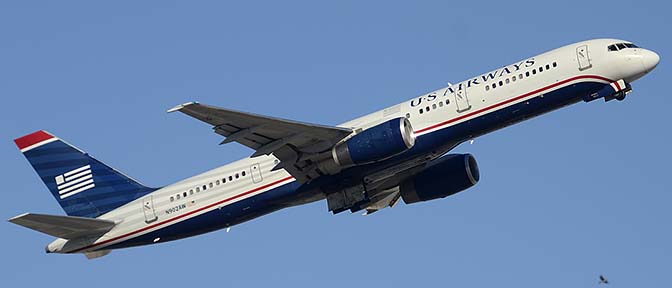 US Airways Boeing 757-2S7 N902AW, Phoenix Sky Harbor, December 2, 2015